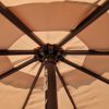 Khaki Umbrella 5 Khaki Garden Umbrella