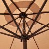 Khaki Umbrella 6 Khaki Garden Umbrella