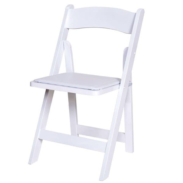 White Wooden Folding Chair Events & Exhibitions BE Furniture Sales