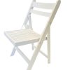 White Wooden Folding Chair to Buy - BE Furniture Sales