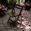 Brown Wooden Folding Chair Brown Wooden Folding Chair