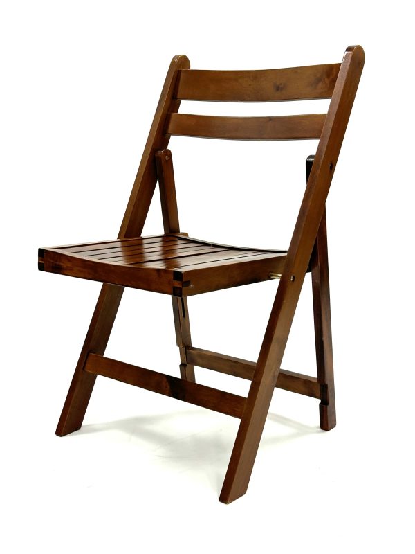 Brown Wooden Folding Chair Cafes, Events, Gardens