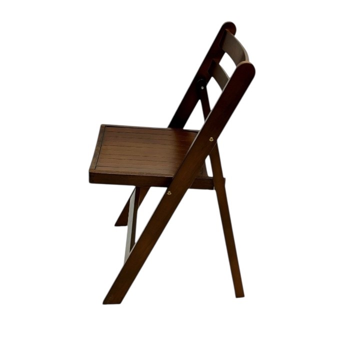 Brown Wooden Folding Chair