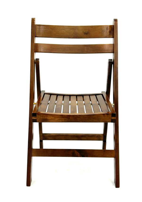 Brown Wooden Folding Chair Cafes, Events, Gardens