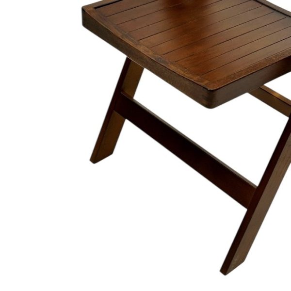 Brown Wooden Folding Chair