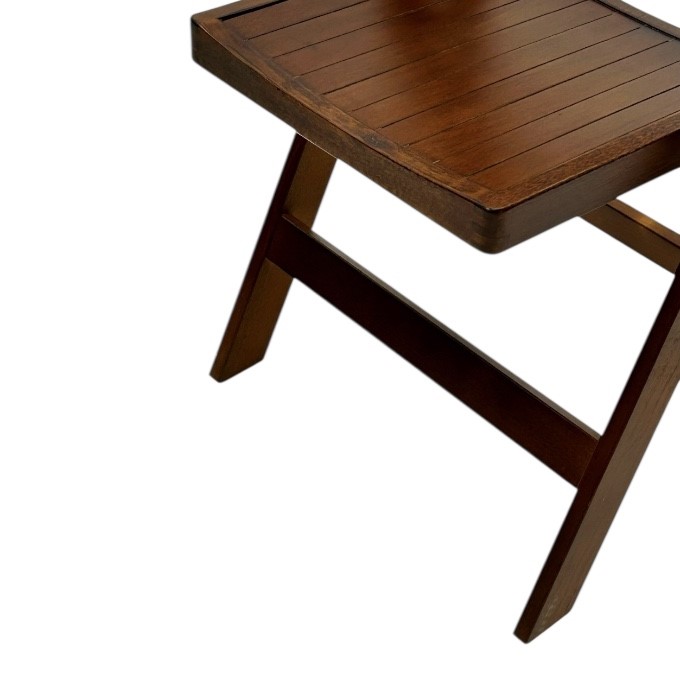 Brown Wooden Folding Chair