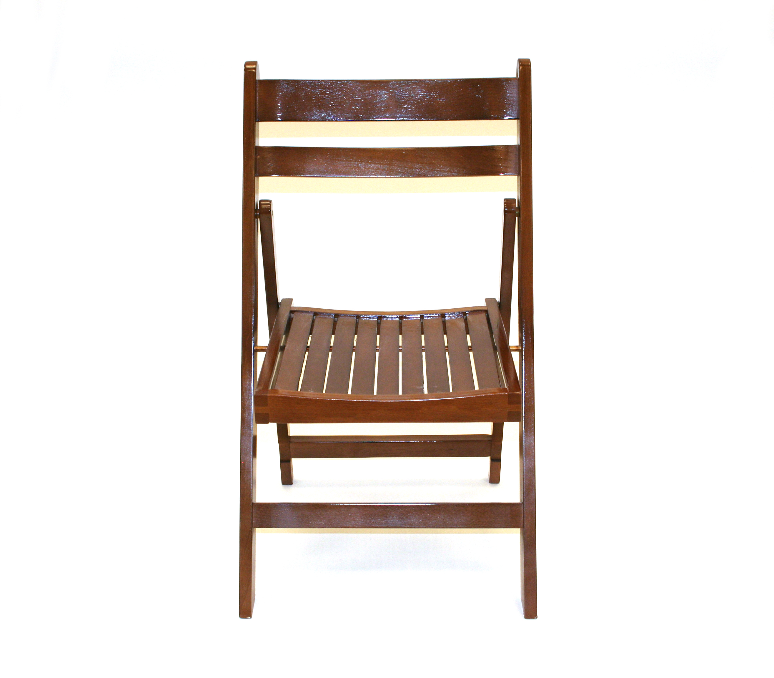 Brown Wooden Folding Chair Cafes, Events, Gardens BE Furniture Sales