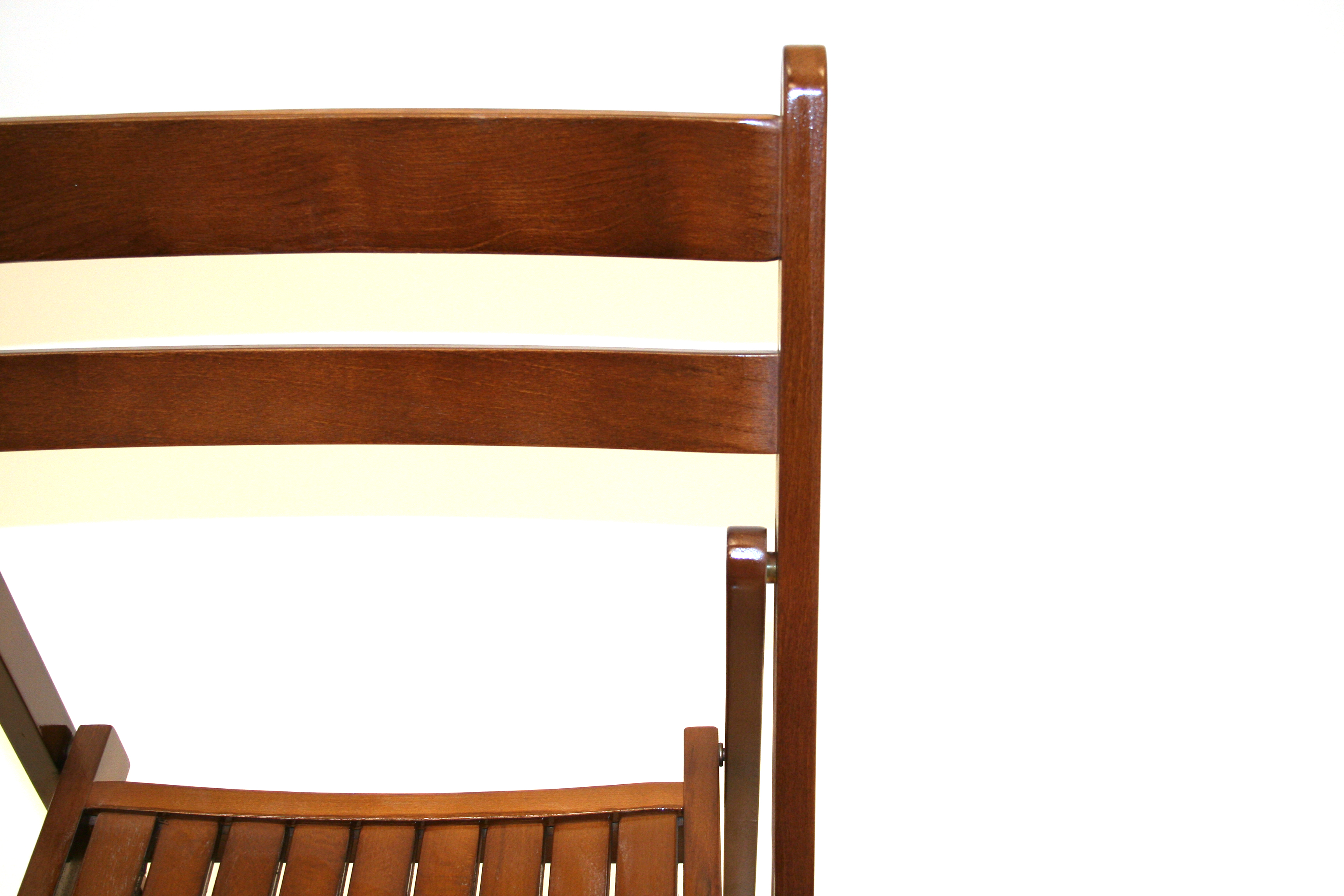 Ex Hire G1 Brown Wooden Folding Chair Clearance BE Furniture Sales