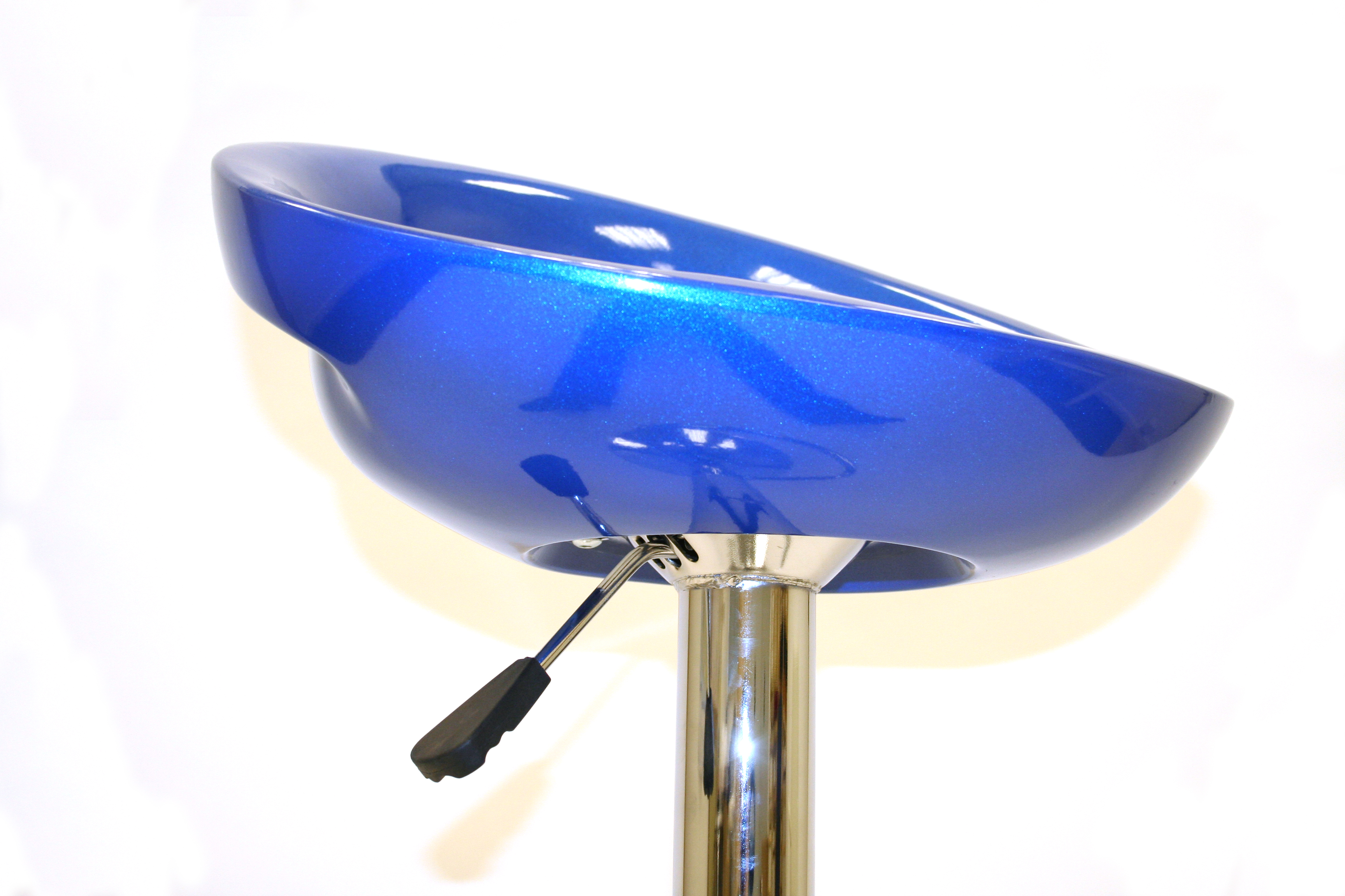 Blue Plastic Bar Stools Ex Hire Cafes, Events or Home Use BE