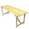 6X2T Trestle Table 1 6ft x 2ft Trestle Table