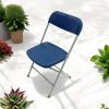 Blue Sam Blue Folding Chair