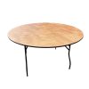 5ft Round Varnished Banqueting Table 5ft Round Varnished Banqueting Table