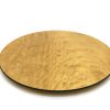 V6DIA 3 6ft Round Varnished Banquet Table