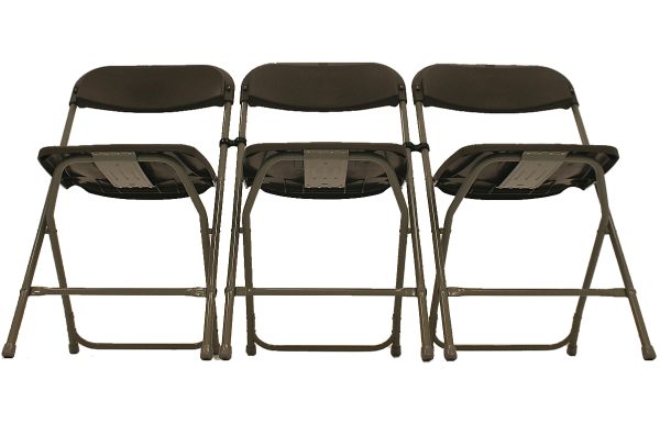 Lightweight Brown Folding Chairs - BE Furniture Sales