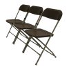 Lightweight tubular metal folding chairs Lightweight tubular metal folding chairs linked together - BE Furniture Sales