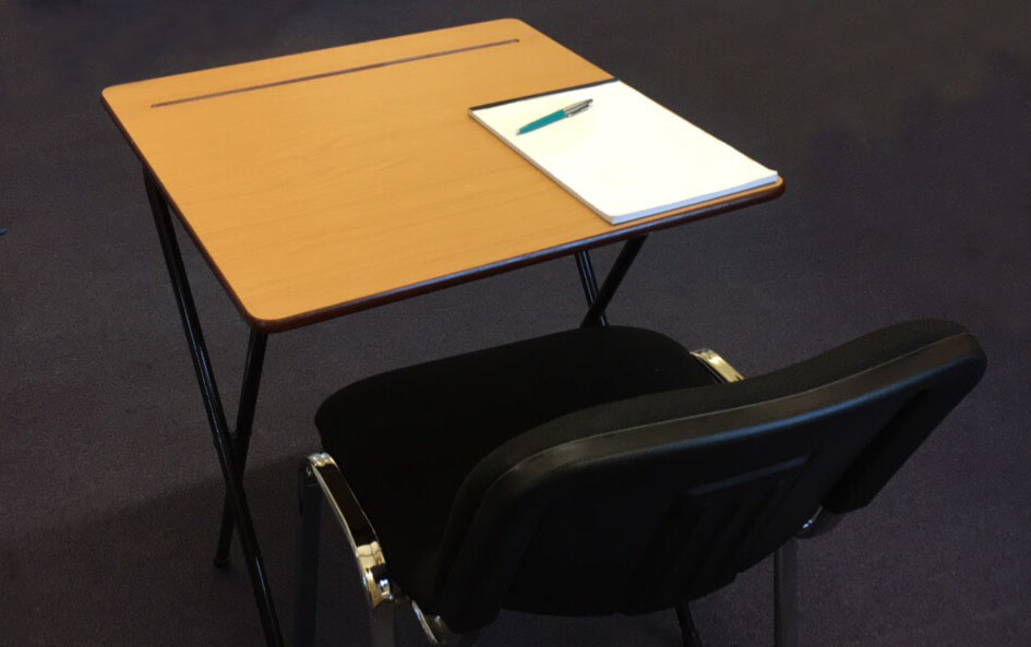 Folding Exam Desks Home Desks BE Furniture Sales