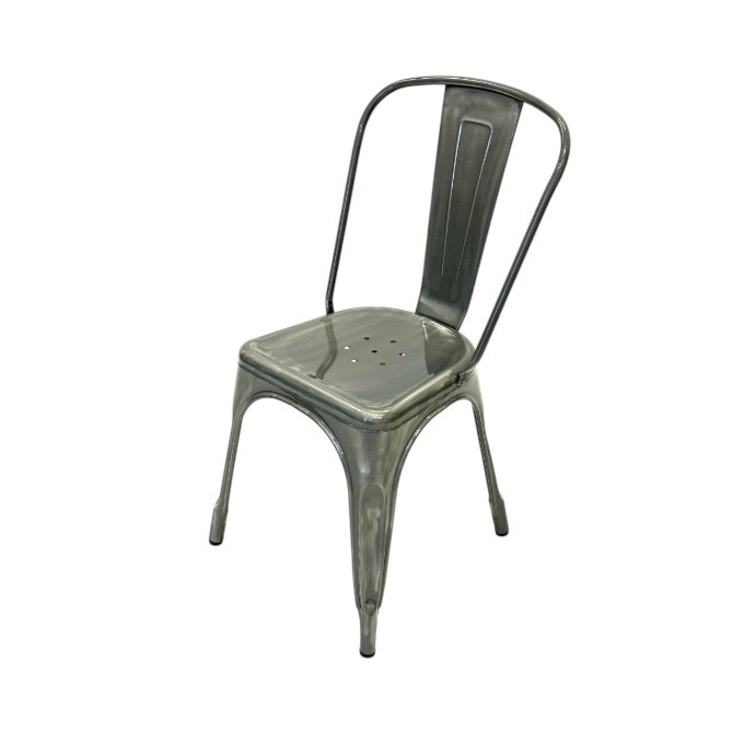 Silver Metal Tolix Chairs Silver Metal Tolix Chairs