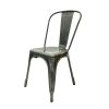 Silver Metal Tolix Chairs Silver Metal Tolix Chairs