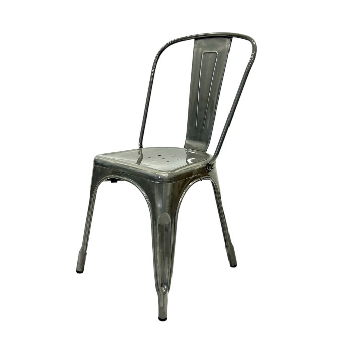 Silver Metal Tolix Chairs Silver Metal Tolix Chairs