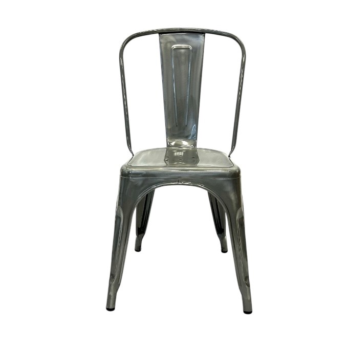 Silver Metal Tolix Chairs Silver Metal Tolix Chairs