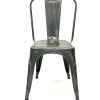 Tolix Chait TC1 4 Silver Tolix Chairs