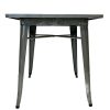 Tolix Table TT1 2 Silver Tolix Tables