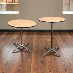 Dual Height Round Tables - BE Furniture Sales