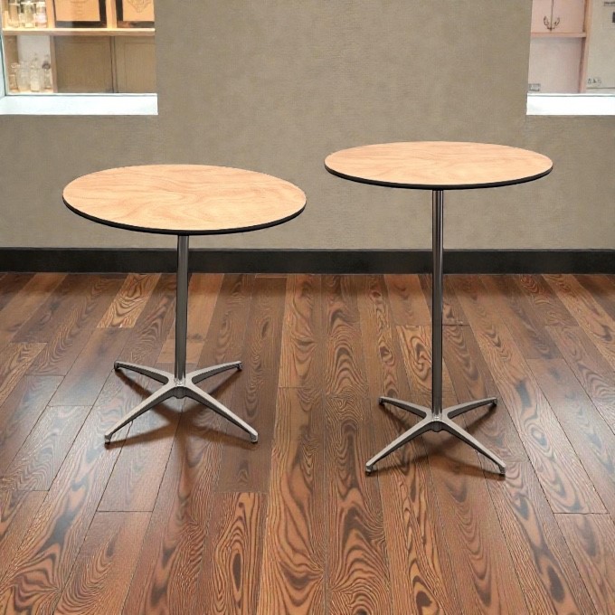 Dual Height Round Tables - BE Furniture Sales