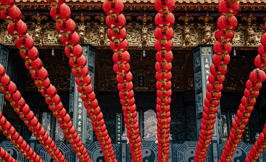 Red & Gold in Chinese Culture - Red & Gold Banqueting Chairs - BE Furniture Sales