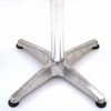 Aluminium Square Pedestal Table - 60cm - Base View - BE Furniture Sales