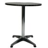 Aluminium Round Bolero Pedestal Table Aluminium Round Bolero Pedestal Table
