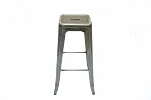 Silver Metal Tolix Bar Stools - Bar, Cafe's, Bistros - BE Furniture Sales