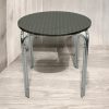 YB-121RR Aluminium Table 70cm Aluminium Round Stacking Table