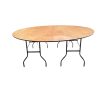 7ft Round Varnished Banquet Table 7ft Round Varnished Banquet Table