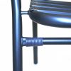 Black Steel Chair - Leg Close Up - BE Furniture Sales