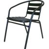 Black Steel Chairs - Cafe's, Bistros or Home - BE Furniture Sales