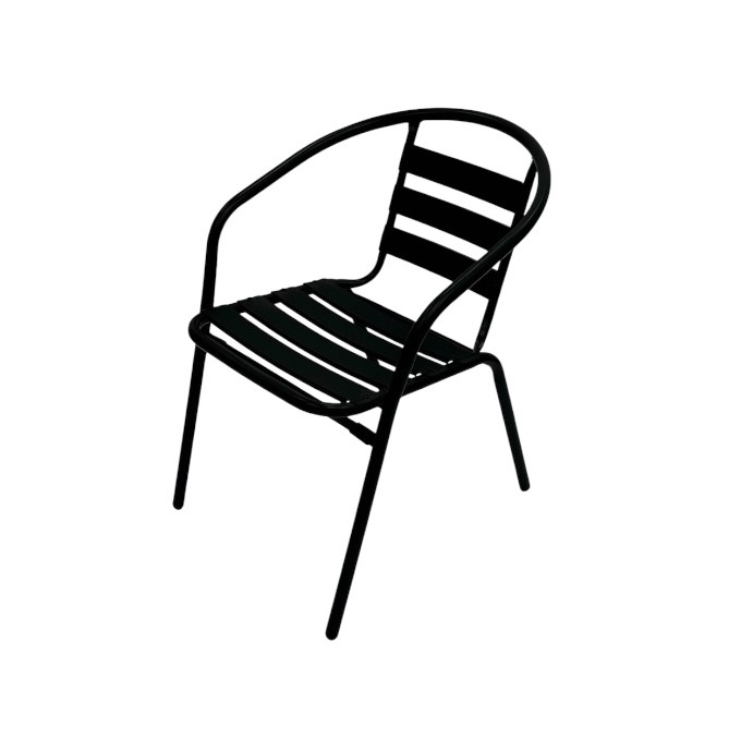 Black Steel Garden Chairs