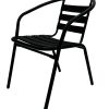 SC-027 2 Black Steel Chairs