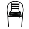 SC-027 3 Black Steel Chairs