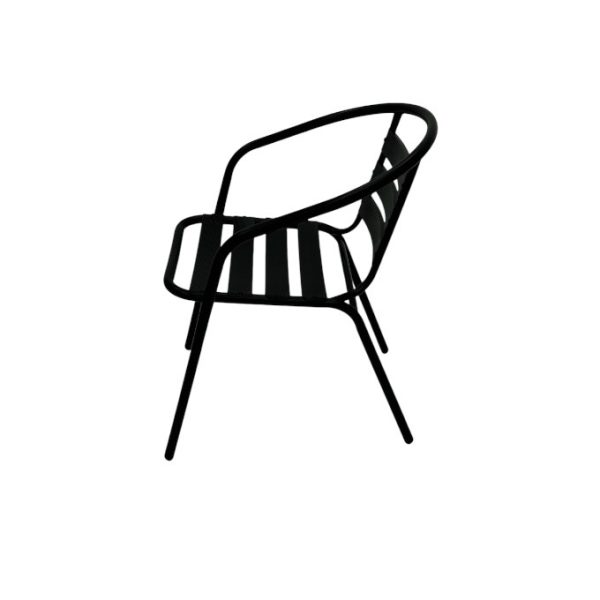 Black Steel Garden Chairs
