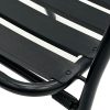 SC-027 6 Black Steel Chairs