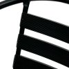SC-027 7 Black Steel Chairs