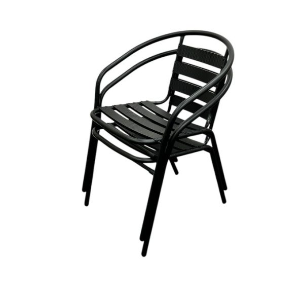 Black Steel Garden Chairs
