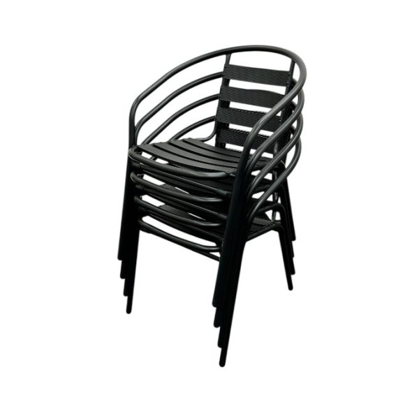 Black Steel Garden Chairs
