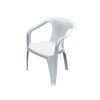 White Slatted Patio Chair White Slatted Patio Chair