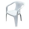 White Slatted Patio Chair White Slatted Patio Chair