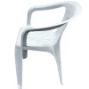 White Slatted Patio Chair White Slatted Patio Chair