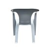 White Slatted Patio Chair White Slatted Patio Chair