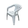 White Slatted Patio Chair White Slatted Patio Chair