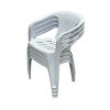 White Slatted Patio Chair White Slatted Patio Chair